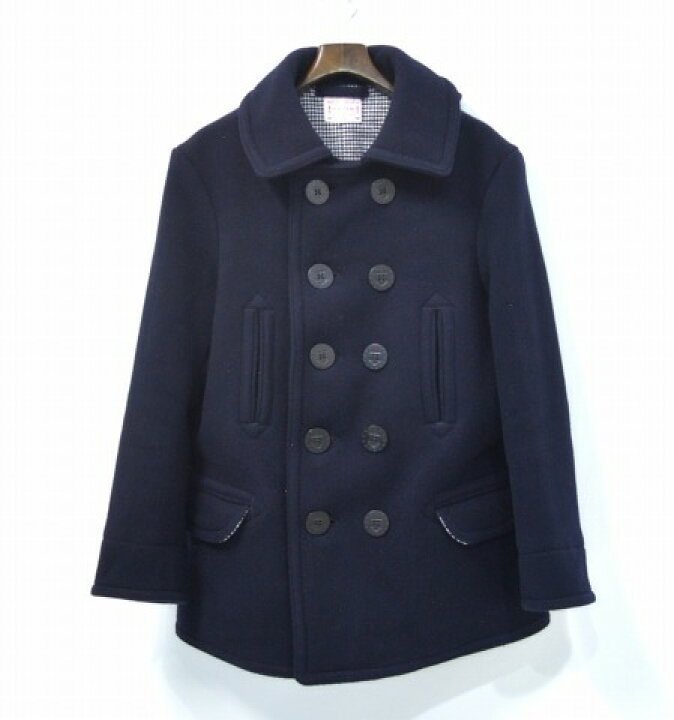楽天市場】【中古】 BONCOURA (ボンクラ) CASHMERE MELTON P-COAT 