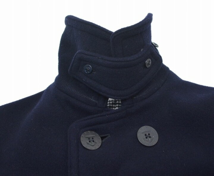 楽天市場】【中古】 BONCOURA (ボンクラ) CASHMERE MELTON P-COAT 