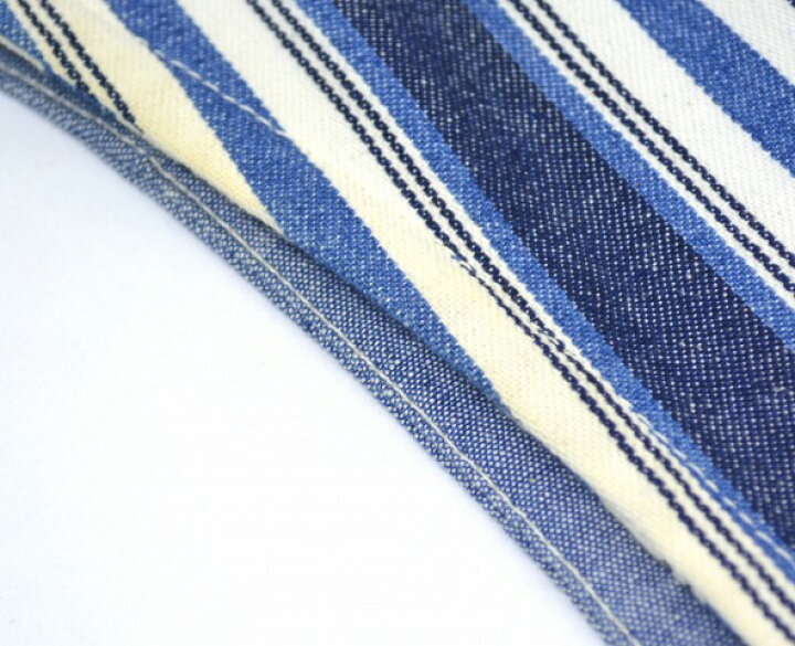 楽天市場】【中古】 BONCOURA (ボンクラ) INDIGO STRIPE VEST 