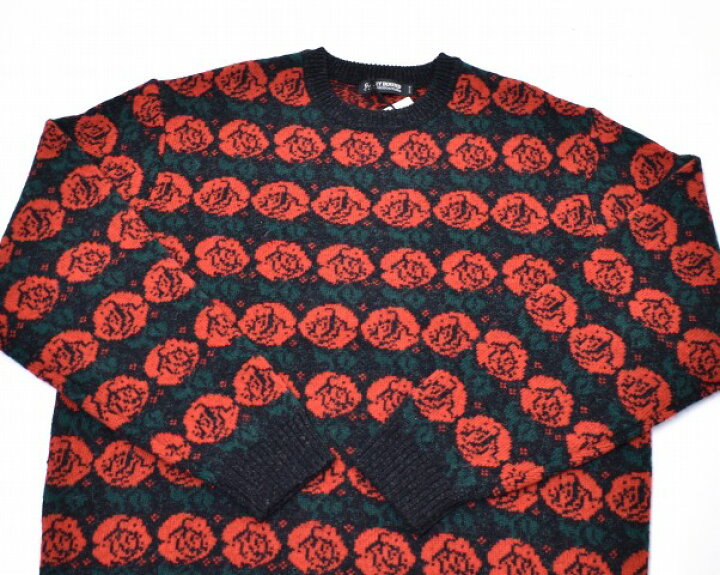 楽天市場】【新品】 COOTIE (クーティー) Rose Pattern Sweater ローズ 
