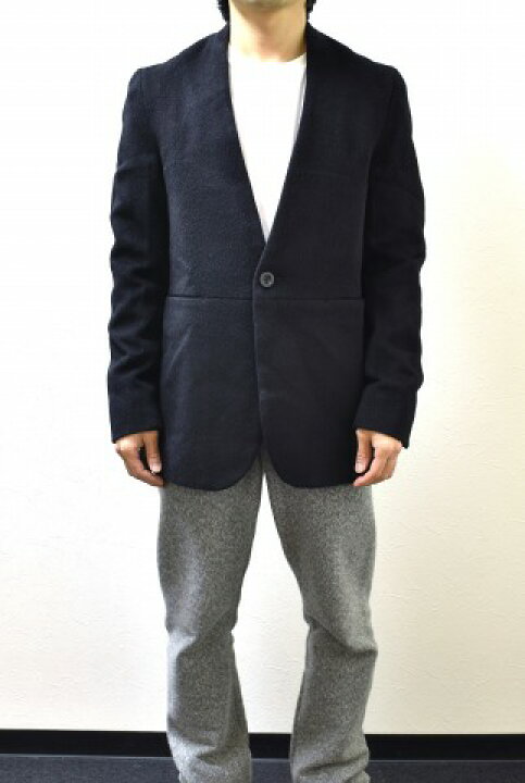 楽天市場】【新品】 juha (ユハ) NO-COLLAR JACKET(CASHMERE WOOL 