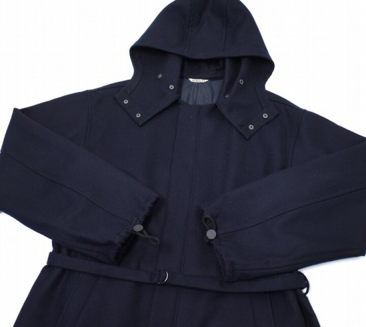 楽天市場】【中古】 AURALEE (オーラリー) LIGHT MELTON LONG HOODED 