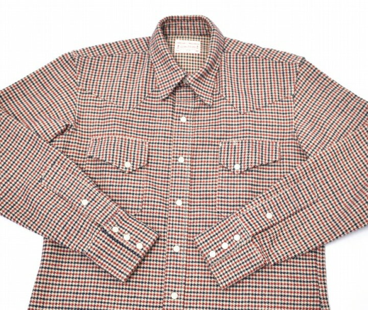 楽天市場】【中古】 BONCOURA (ボンクラ) Flannel Western Shirt 