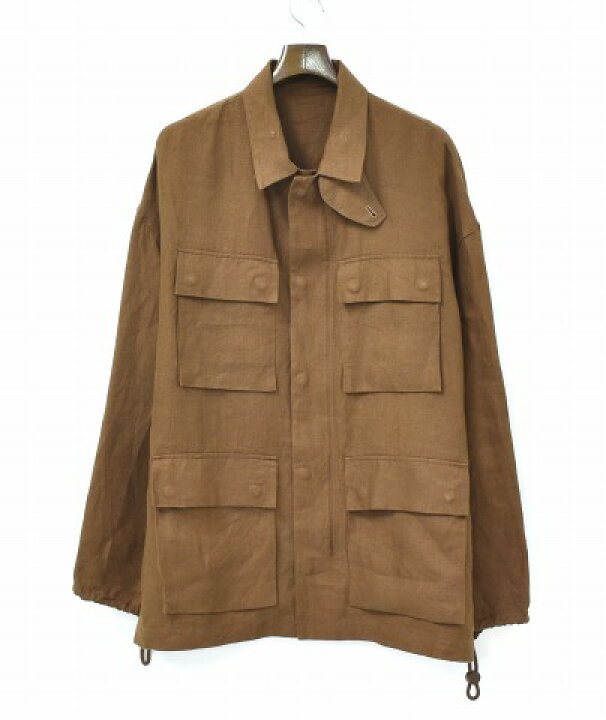 楽天市場】【中古】 AURALEE (オーラリー) LINEN GABARDINE BIG SAFARI  