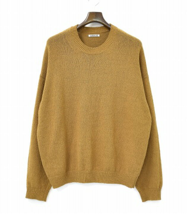 楽天市場】【中古】 AURALEE (オーラリー) CORKSCREW YARN KNIT P/O 