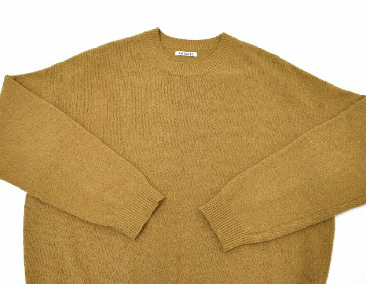 楽天市場】【中古】 AURALEE (オーラリー) CORKSCREW YARN KNIT P/O 