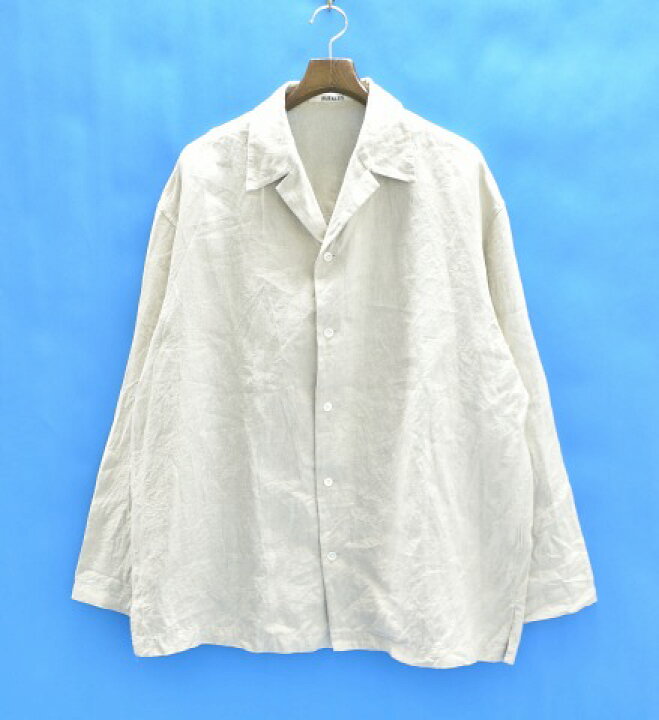 楽天市場】【中古】 AURALEE (オーラリー) LINEN GABARDINE OVER 