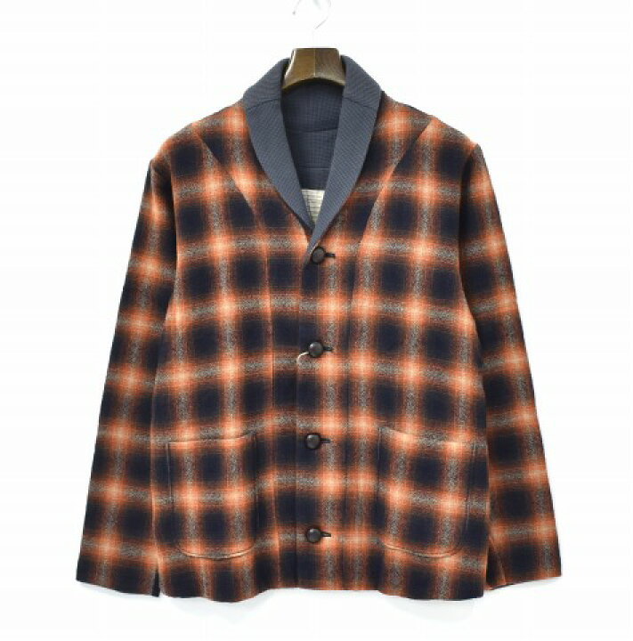 楽天市場】【新品】 ink （インク） オンブレチェック ショールカラー 