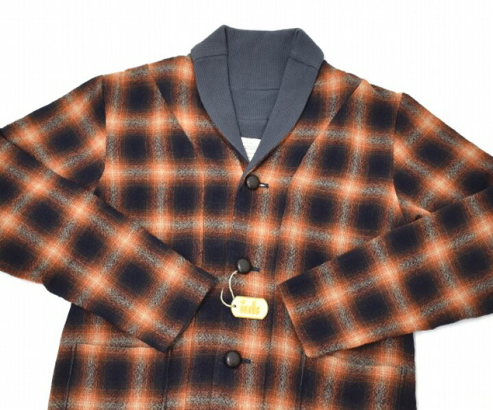楽天市場】【新品】 ink （インク） オンブレチェック ショールカラー 