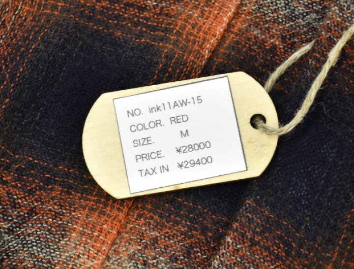 楽天市場】【新品】 ink （インク） オンブレチェック ショールカラー 