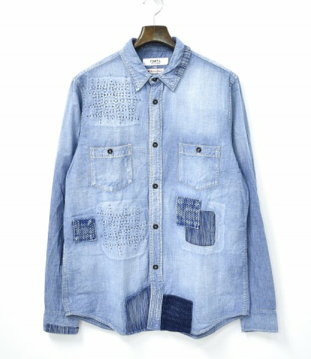 楽天市場】【中古】 FDMTL (ファンダメンタル) DENIM SHIRT 3YR WASH 