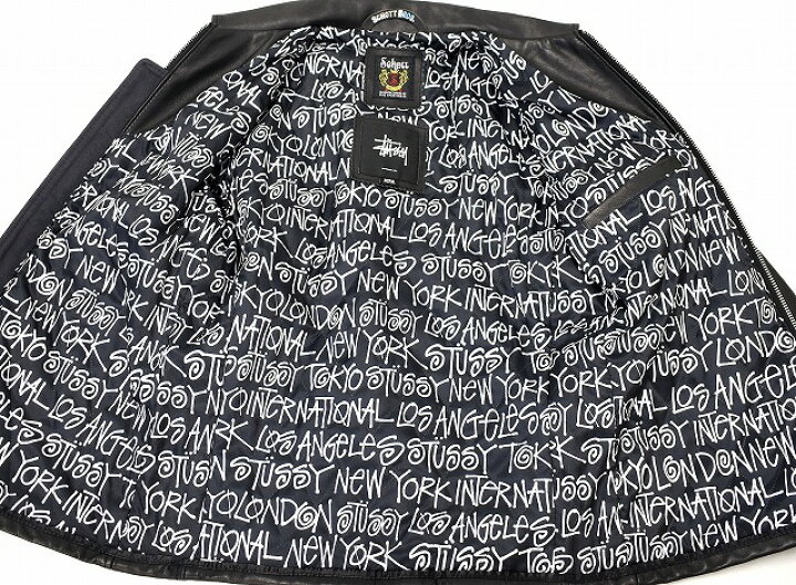 楽天市場】【中古】 STUSSY×SCHOTT (ステューシー×ショット) Classic 