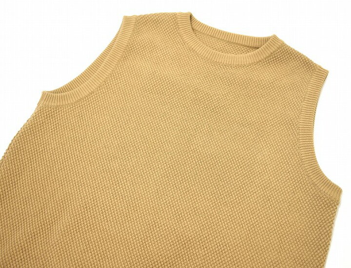楽天市場】【中古】 crepuscule (クレプスキュール) MOSS STITCH VEST 