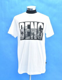 【新品】 BEN-G （ベンジー）BKNY T-SHIRT LOGO ロゴ プリントTシャツ クルーネック S/S TEE WHITE M
