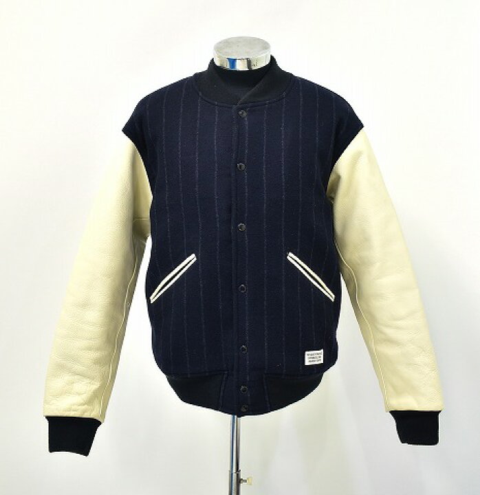 楽天市場】【中古】 WACKO MARIA (ワコマリア) VIRSITY JACKET バー 