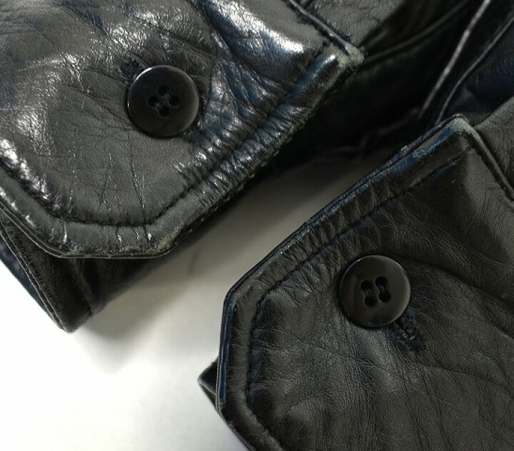 楽天市場】【中古】 ink (インク) Remake Leather Hooded Shirts