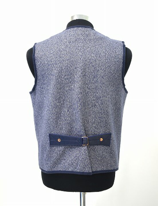 楽天市場】【中古】 BONCOURA (ボンクラ) PIPING VEST BLUE MOCK TWIST 