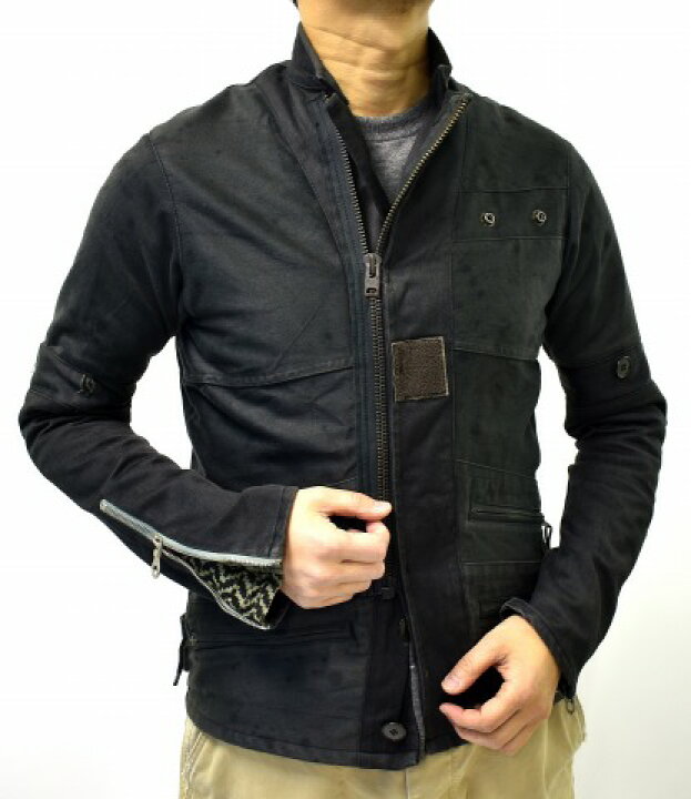 楽天市場】【中古】 ink (インク) France Military Riders Jacket 