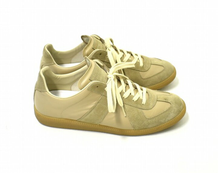 楽天市場 中古 Maison Margiela 22 メゾンマルジェラ22 Replica Sneakers レプリカスニーカー 43 28cm Khaki Martin Margiela マルタンマルジェラ 70 S Austria Men S Sports Shoes 70年代 オーストリア メンズ スポーツシューズ 靴 Leather レザー 革 スエード