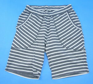 �y�V�i�z Nothing Special �i�i�b�V���O�X�y�V�����j Border Shorts �{�[�_�[�V���[�c Gray�@�V���[�g�p���c �n�[�t�p���c �Z�p�� L �C�[�W�[
