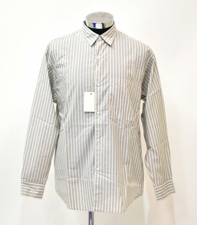 楽天市場】【新品】 ULTERIOR（アルテリア） OVERLAID STRIPED SHIRT 