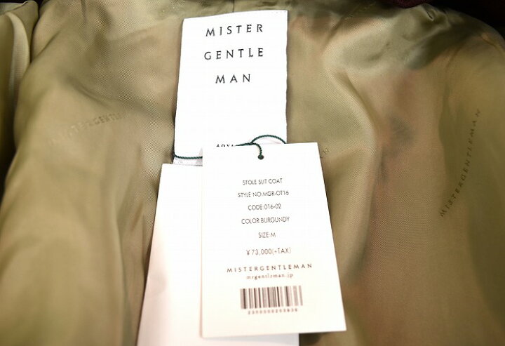 楽天市場】【新品同様】MISTERGENTLEMAN (ミスタージェントルマン 