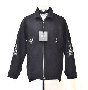 yViz SEVESKIG (ZVO) SKA SOUVENIR SHIRT XJ hJ X[xjA Vc  WPbg L/S JACKET u] BLACK MEDIUM M MADE IN JAPAN@ZuVO WOOL@XJW X^W WPbg Xg[