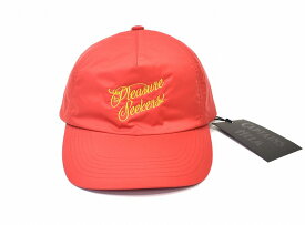 【新品】 CAPTAINS HELM（キャプテンズヘルム）PLEASURE SEEKERS NYLON CAP プレジャーシーカーズ ナイロン キャップ 帽 CAP HAT ハット LOGO ロゴ EMB RED FREE おしゃれ アウトドア SURF サーフ キャンプ ガレージロック ガールズロックバンド ONE SIZE FIT ALL.Vintage