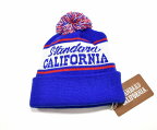 【新品】 STANDARD CALIFORNIA (スタンダードカリフォルニア) SD Logo Watch Cap ロゴ ワッチキャップ KNIT CAP ボンボン ニットキャップ 帽子 ハット BLUE ONE FREE MADE IN JAPAN O.S.F.A スタカリ おしゃれ ストリート アメカジ Vintage ヴィンテージ キャンプ サーフ