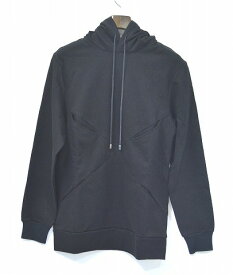 【新品】 CRUCE＆Co. (クルーチェ アンド コー) Slashed pockets pullover スラッシュポケットプルオーバー パーカー フーディー HOODY BLACK S HOODIE