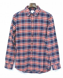 【新品】 Mr.GENTLEMAN (ミスタージェントルマン) FRINGE FLANNEL CHECK SHIRT コンチョボタン ウエスタンフランネルチェックシャツ フリンジ 長袖ネルシャツ RED MGI-SH06　M　MISTERGENTLEMAN