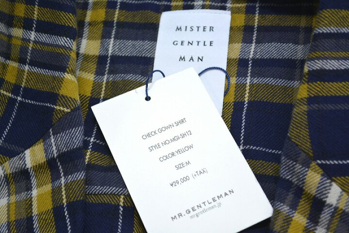 楽天市場】【新品】 Mr.GENTLEMAN (ミスタージェントルマン) CHECK 