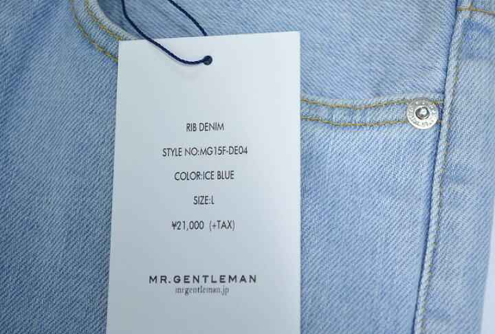 楽天市場】【新品】 Mr. GENTLEMAN (ミスタージェントルマン) RIB 