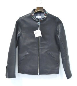 �y�V�i�z O.C CREW �i�I�[�V�[�N���[�jALEX STUDS SINGLE LEATHER JACKET �A���b�N�X �X�^�b�Y�V���O�����U�[�W���P�b�g BLACK S�@ OC CREW�@���C�_�[�X�W���P�b�g ������� �X�g���[�g �A���J�W