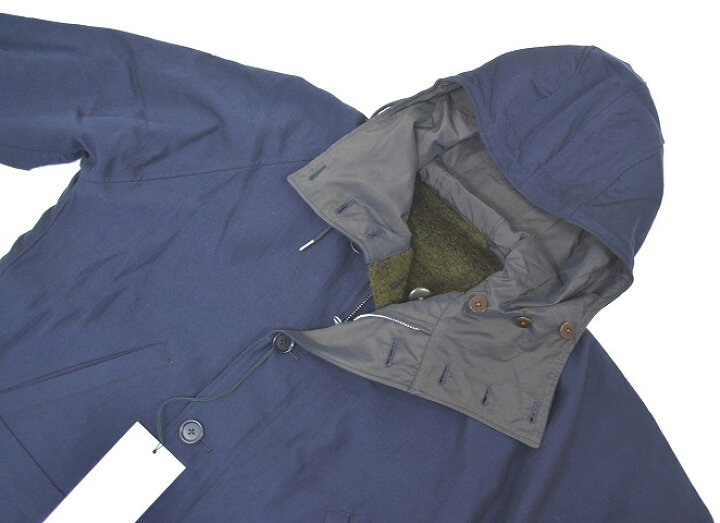 HURRAY HURRAY リバーシブルフーデッドコート 1 NAVY