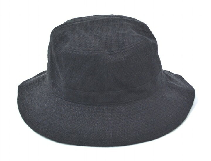 楽天市場】【新品】 bukht (ブフト)LONG BRIM BUCKET HAT LINEN ロングブリム バケットハット 帽子 リネン BLACK 1(M) : used select shop Greed