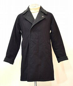 【中古】BEAUTY&YOUTH UNITED ARROWS（ビューティー&ユース ユナイテッドアローズ）BTR W/FACE TRENCH COATダブルフェイス トレンチコート チェスター Coat BLACK S メンズ メルトン カジュアル ストリート テーラード キレカジ ストリート アメカジ アウター ウール 比翼