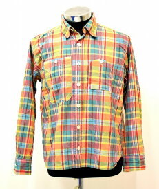【中古】ENGINEERED GARMENTS (エンジニアードガーメンツ) Work Shirt ワークシャツ RED CHECK XS L/S Plaid プレイド マドラスチェック 長袖 MADE IN USA 米国製 NEW YORK アメカジ おしゃれ 定番 ストリート アイビー アメトラ Military ミリタリー トラッド エンジニアド