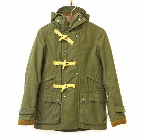 【中古】 Engineered Garments (エンジニアドガーメンツ) Short Duffle Work Jacket ショート ダッフル ワーク ジャケット OLIVE 1 NYCO エンジニア―ドガーメンツ アメリカ製 米国製 旧タグ unisex ユニセックス メンズ レディース アウター ブルゾン コート アメトラ