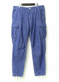【中古】ENGINEERED GARMENTS (エンジニアードガーメンツ) 6-POCKET CARGO PANTS 6ポケット カーゴパンツ BLUE L アメリカ製 MADE IN USA 米国製 BDU Military ミリタリー Army アーミー M51 M65 Field フィールド コンバット Work ワーク アメトラ トラッド ネペンテス