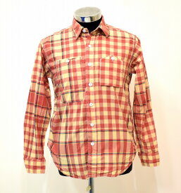 【中古】ENGINEERED GARMENTS (エンジニアードガーメンツ) Work Shirt ワークシャツ RED CHECK XS L/S Plaid プレイド チェック 長袖 MADE IN USA 米国製 NEW YORK アメカジ おしゃれ 定番 ストリート アイビー アメトラ Military ミリタリー トラッド エンジニアド SURF