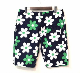 【中古】ENGINEERED GARMENTS (エンジニアードガーメンツ) Lafayette Short - Oversized Floral Print ラファイエットショーツ NAVY XS ネイビー フローラルプリント 花柄 SHORT PANTS ショートパンツ HALF ハーフ SHORTS 短パン フラワー アメカジ アメトラ アメリカ製 米国