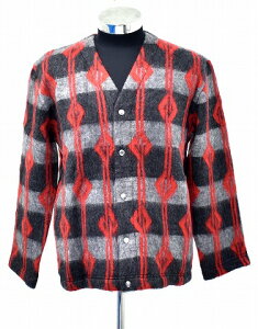 �y�V�i�z FAR EASTERN ENTHUSIAST (�t�@�[ �C�[�X�^�� �G���X�[�W�A�X�g) DUMBSAINT MOHAIR CARDIGAN ���w�A�J�[�f�B�K�� RED×PT ���� F.E.E�@M�@�������@LOST HILLS�@���X�g�q���Y �Ò� �X�g���[�g �A���J�W
