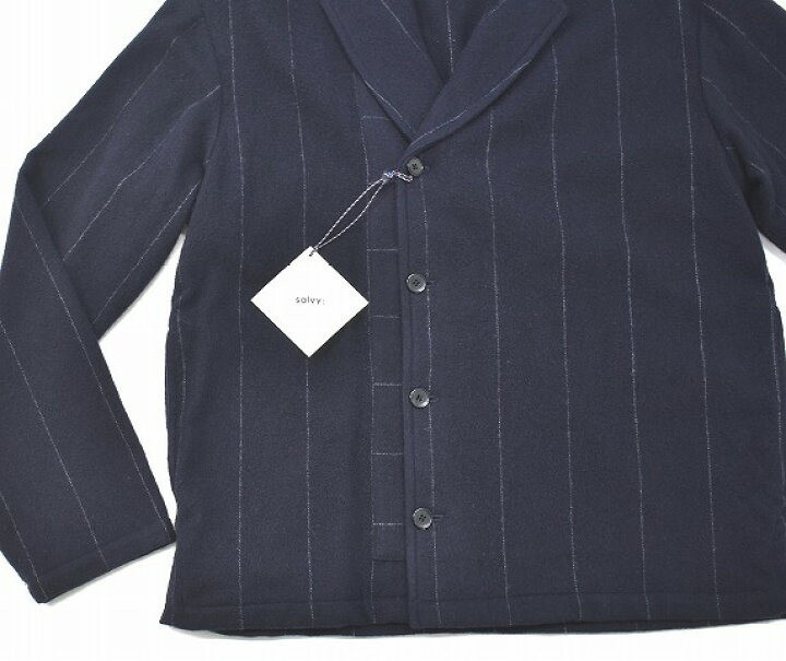 楽天市場】【新品】 salvy; (サヴィー) BRUSHED STRIPE PAJAMA JACKET 