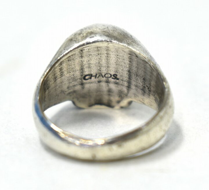 楽天市場】【中古】 CHAOS DESIGN （カオスデザイン）SKULL RING 