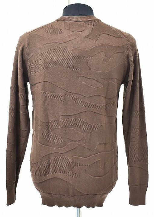楽天市場】【新品】 HABANOS (ハバノス) CAMO CREW KNIT カモクルー 