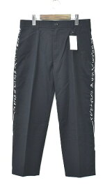 【新品】 DISCOVERED （ディスカバード） I stitch pants アイステッチパンツ スラックス トラウザーズ BLACK 2　クロップド ハンパ丈