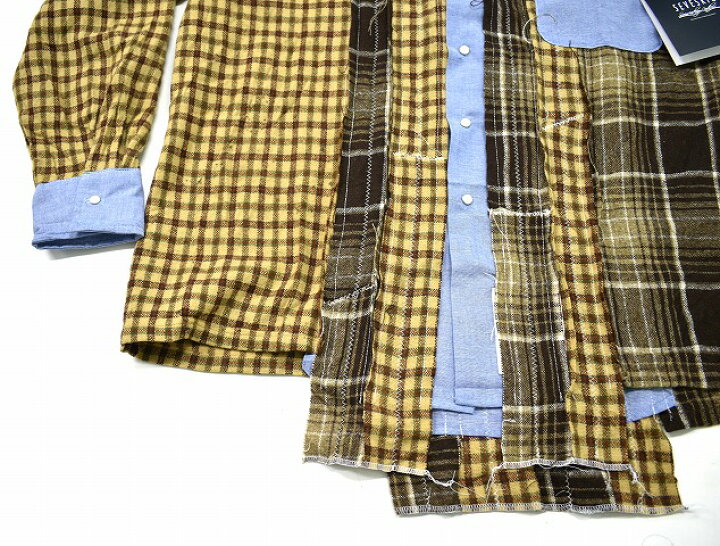 楽天市場】【新品】 SEVESKIG (セヴシグ) VINTAGE UPSYCLE SHIRT TYPE 