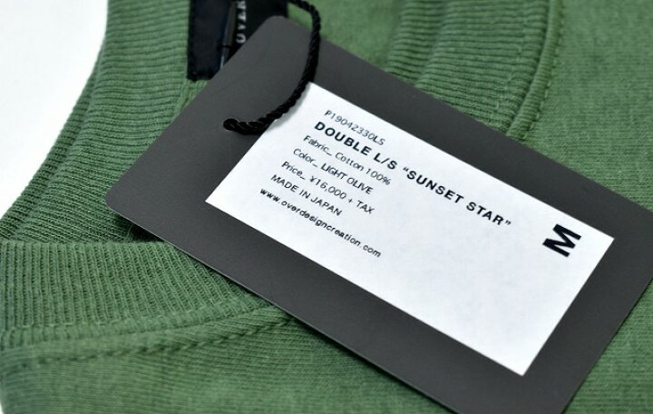 楽天市場】【新品】 OVERDESIGN （オーバーデザイン）DOUBLE L/S 