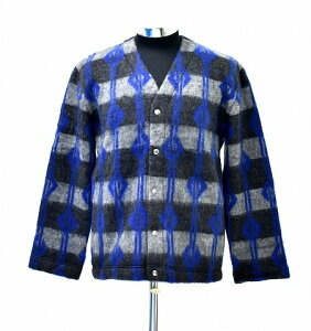 �y�V�i�z FAR EASTERN ENTHUSIAST (�t�@�[ �C�[�X�^�� �G���X�[�W�A�X�g) DUMBSAINT MOHAIR CARDIGAN ���w�A�J�[�f�B�K�� KNIT �j�b�g �Z�[�^�[ BLUE×PT ���� F.E.E�@M�@LOST HILLS�@���X�g�q���Y �Ò� �X�g���[�g 